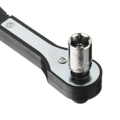 РОКОТ Набор бит и торцевых головок с трещоткой, 19 предметов