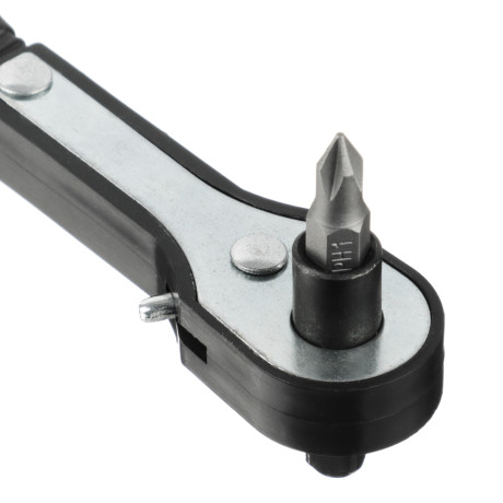 РОКОТ Набор бит и торцевых головок с трещоткой, 19 предметов