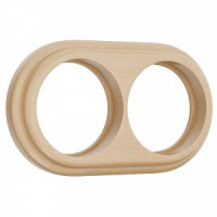 Werkel рамка СУ 2 мест. Retro (светлый бук) (WL15-frame-02 a037243)W0025224 a050996