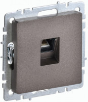 IEK BRITE мех. роз. компьют. СУ 1 мест. бронза (RJ45) РК11-БрТБ BR-K10-2-K45