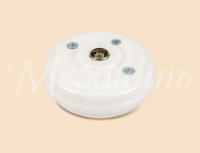 МЕЗОНИНЪ роз. СУ 1 мест. ТВ, оконечная (SAT) без рамки (D70x25), белый фарфор GE70321-01k