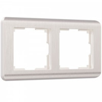 Werkel рамка СУ 2 мест. Stream (перламутровый) W0022113 a051262