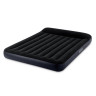 INTEX Матрас надувной PILLOW REST с подголовником, встр.электронасос, 203x152x25см, до 272кг, 64150
