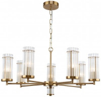 Rivoli люстра 2074-307 Dolly 7хЕ14 40W 700х700х960 латунь, прозрачный 55534