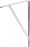 Уголок-кронштейн STAYER &quot;MASTER&quot;, усиленный, 500х330х30х4мм, белый