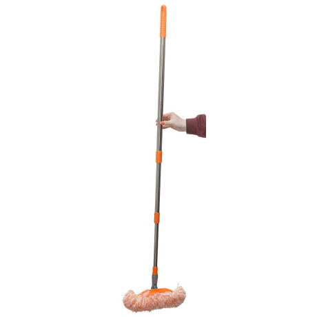 Швабра NA2601 щетка регулируемая угловая накладка веревочная телескопическая ручка