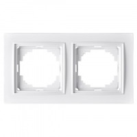 Nilson рамка 2 мест. THOR, белый 27110092