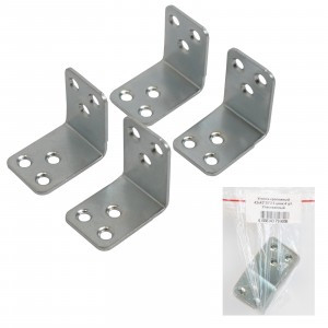 Уголок мебельный 42х42*30*2,3 цинк 4 шт. Инд.упаковка+ШК (цена за 4шт) (25) Кунгур