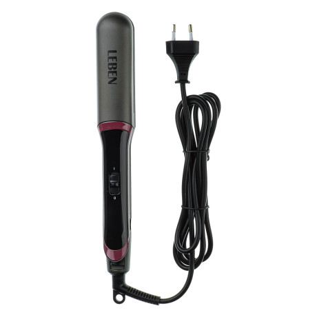 LEBEN Мультистайлер для волос с 3 сменными насадками: утюжок, мелкое гофре, крупное гофре