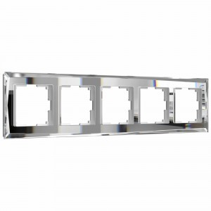 Werkel рамка СУ 5 мест. Diamant (зеркальный) W0051220 a051016