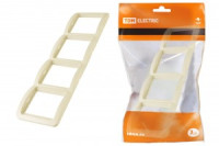 TDM Валдай рамка СУ 4 мест.сл. кость (вертик.) (10!) SQ1804-0122