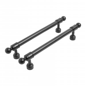 Ручка-рейлинг мебельная 128 AP2306-128 BL мат. черн. 2шт (цена за пару (15, 150)  StahlBuro