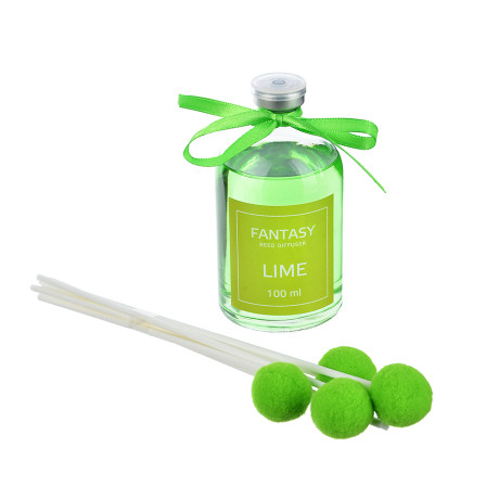 NEW GALAXY Ароматизатор диффузор "Фэнтази", 100 мл. (бабл гам, лаванда, океан, ваниль, корица,лайм)