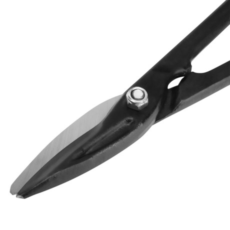 Ножницы по металлу, 250 мм, пряморежущие "Горизонт"