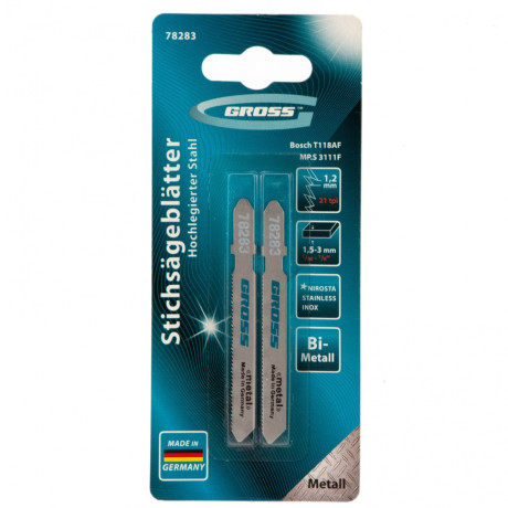 Полотна для электролобзика  Profi, 2 шт, ( 3111F-T118AF ) Gross