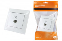 TDM Лама роз. телеф. СУ 1 мест. бел. RJ-11 (10!) SQ1815-0015