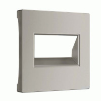 Werkel накладка СУ 1 мест. двойной Еthernet RJ-45 (дымчатый) W1291104