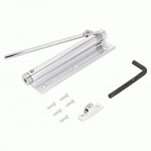 NOTEDO Доводчик дверной пружинный DS-16 сереб. до 20 кг.БЛИСТЕР (50)