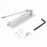 NOTEDO Доводчик дверной пружинный DS-16 сереб. до 20 кг.БЛИСТЕР (50)