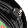 Удлинитель силовой на кабельной катушке, ПВС, 50 м, 4 розетки с крышкой, IP44, 16А, УХз16, Сибртех