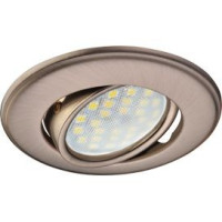 Ecola DH03 MR16 GU5.3 св-к поворот.выпукл. Сатин-Хром 25x88 FN1601EFS (10!)