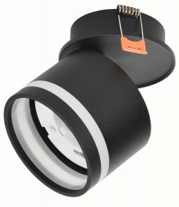 IEK св-к встр. поворотн. спот  4033 GX53 черный аллюминий 469х221х477 LT-UVB0-4033-GX53-1-K02