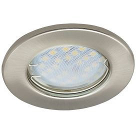 Ecola MR16 GU5.3 DL90 св-к плоский Сатин-Хром (кратно 2!) 30x80 Light FS1621EFY (100!)