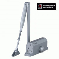 Доводчик дверной БУЛАТ ARCTIC ДД 502/4 A-S (60-120 кг) серебро, морозостойкий (10)