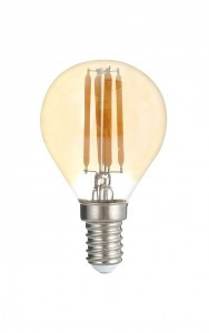 Jazzway шар G45 E14 6w(540Lm) 4000K 4K Gold золотая  филамент PLED OMNI 45x90 230/50 .5021273