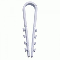 STEKKER Дюбель-хомут для круглого кабеля (19-25мм) белый (100шт) DCL00-19-25 39333