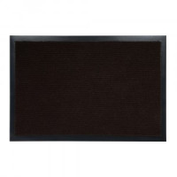 Коврик придверный вл/впит Ребристый 60*90см,коричневый,h ворса=0,5см,п/э,подложка ПВХ,TRIP,24194/VOR