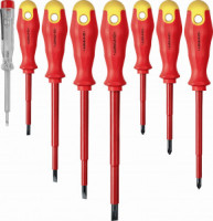 ОНЛАЙТ набор диэлектрических отверток 8шт (крест.PH 3шт,шлиц SL 4шт,индикатор 1шт)OHT-Otd01-H8 90000