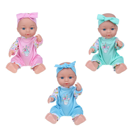 ИГРОЛЕНД Пупс в костюмчике, 13х9х29см, PVC, пластик, 3 дизайна