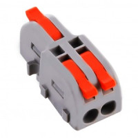 Smartbuy клемма разветв. СМК 222-421-2 с рычагом 1/2х4мм2, 32А (уп.50шт, цена за шт) SBE-cwcc-1-2