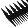 Набор профессиональных расчесок-гребней тм ЮНИLOOK, 10пр., пластик, черный