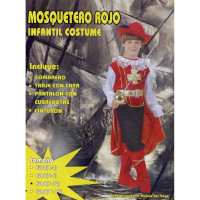 Костюм К339 Мушкетер 7-10л (комплект: штаны`блуза с мантией`шапка`пояс)