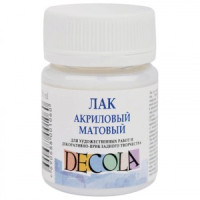 Лак акриловый матовый &quot;Декола&quot;, 50 мл, в банке, 5828921