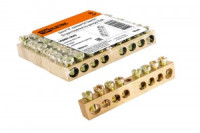 TDM шина нул. 8х12мм  8/1 (8 отв./крепеж по центру) (10!) SQ0801-0049