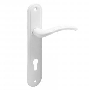 АЛЛЮР Комплект ручек 132-1 85 мм WW белая (20)