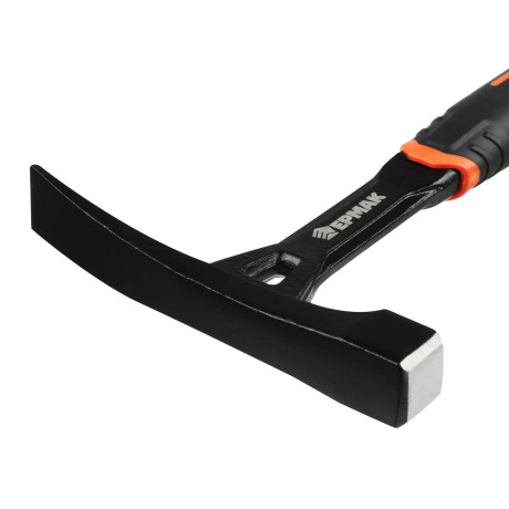 ЕРМАК Молоток каменщика, цельнокованый, двухкомп.обрезин. рук-ка, 600г, 275мм