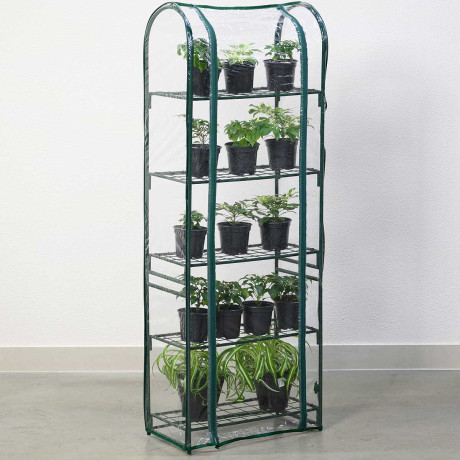 Парник на подоконник Садовкин, 5 полок 25*50*130 см