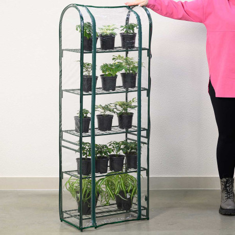 Парник на подоконник Садовкин, 5 полок 25*50*130 см