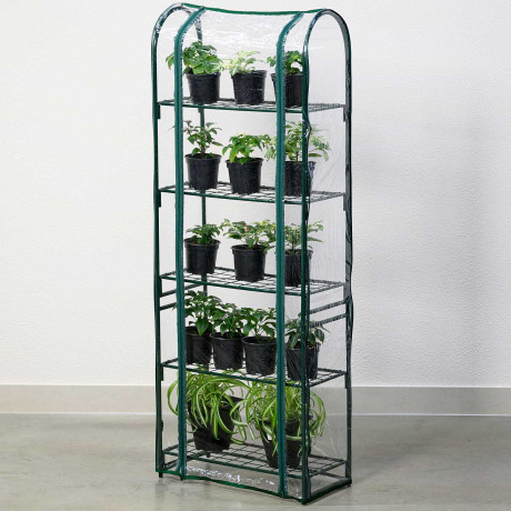 Парник на подоконник Садовкин, 5 полок 25*50*130 см
