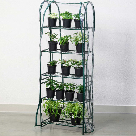 Парник на подоконник Садовкин, 5 полок 25*50*130 см