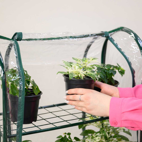 Парник на подоконник Садовкин, 5 полок 25*50*130 см