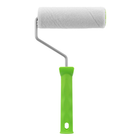 Валик "Велюр" с ручкой, 150 мм, ворс 5 мм, D 36 мм, D ручки 6 мм Сибртех