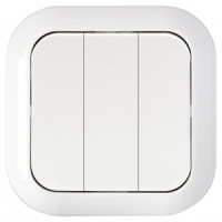 Bylectrica Гармония выкл. СУ 3 кл. бел. (пластик) С056-234