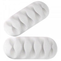 Держатель для 5 проводов на клейкой основе, 2шт/уп, цена за уп, белый, 103392 Park