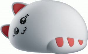 Navigator ночник св/д Котик 1W (акк.Li-Ion 3,7V 1200mAh) NNL-SW07-WH гипоаллерг силикон 14325