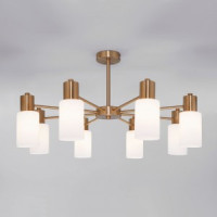Eurosvet люстра E14 8x60W 720х0х385 металл белый/латунь Vegga 70160/8 a057109